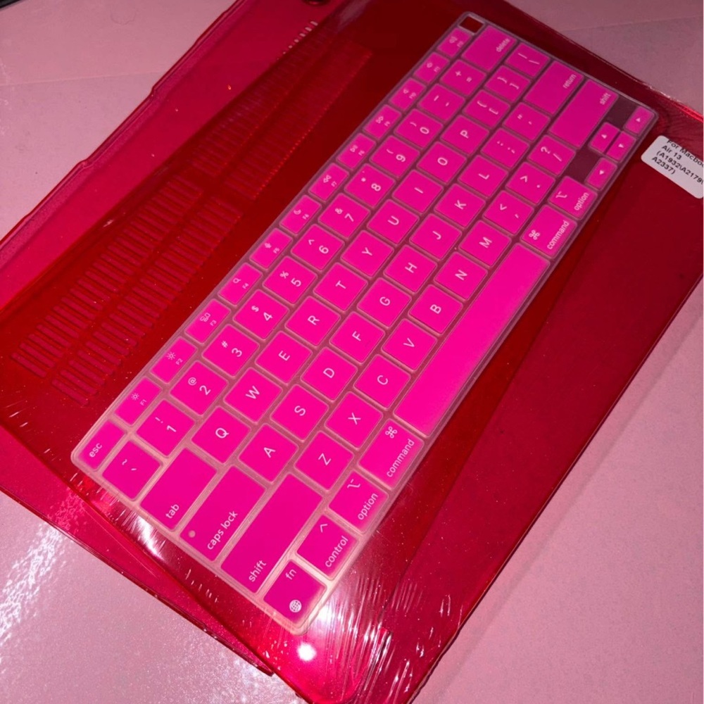 Amazon Laptop with Pink Keyboard Cover